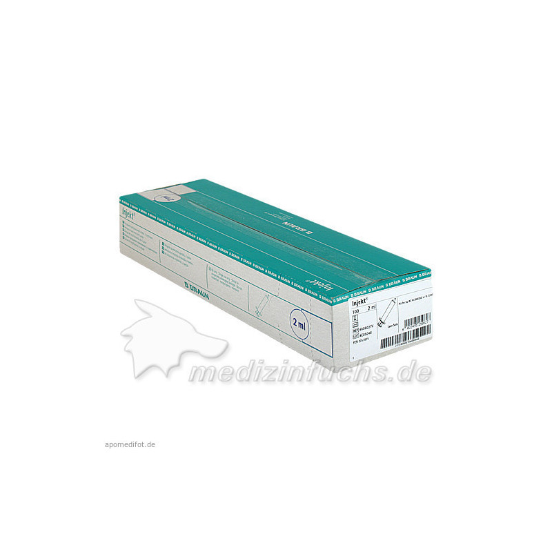 BRAUN INJ SPR LUERK ZENT, 100X2 ML – PZN 2057895