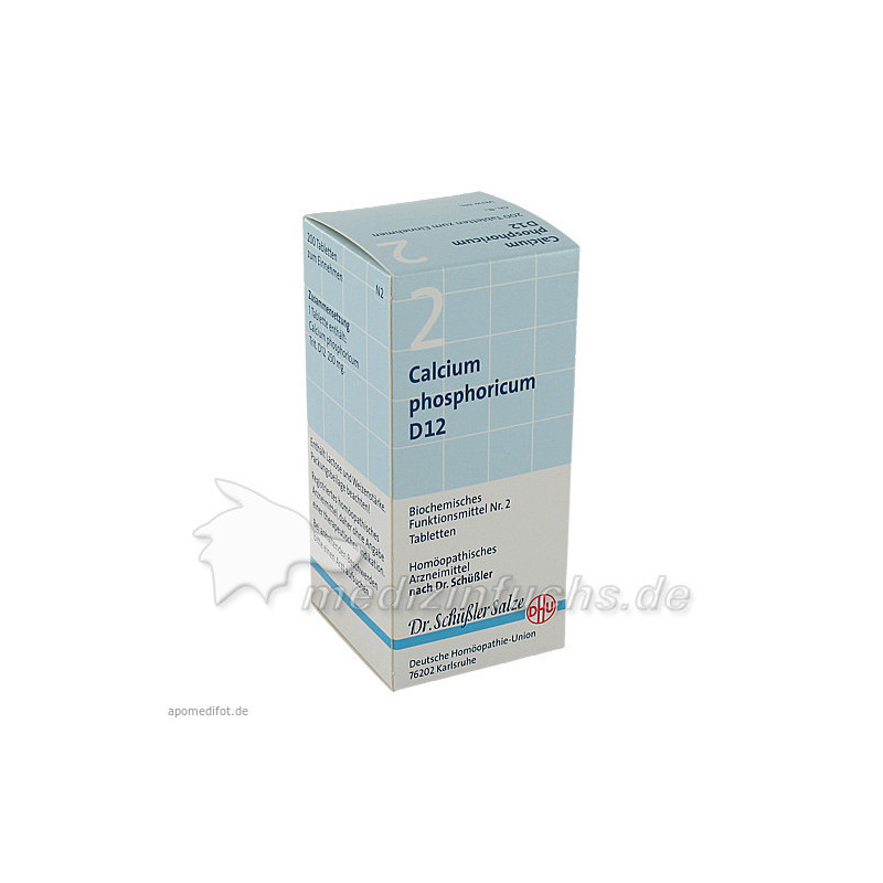 BIOCHEMIE DHU 2 CALCIUM PHOSPHORICUM D12, 200 ST – PZN 2580450