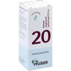 Biochemie Pflüger NR. 20 Kalium alu.sul. D 6, 30 ML – PZN 9298662