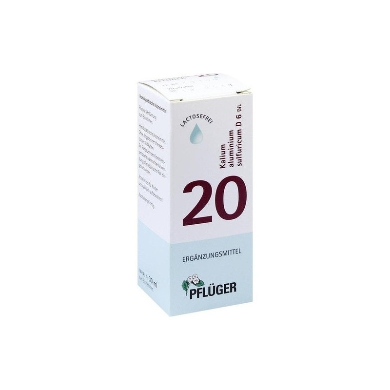 Biochemie Pflüger NR. 20 Kalium alu.sul. D 6, 30 ML – PZN 9298662