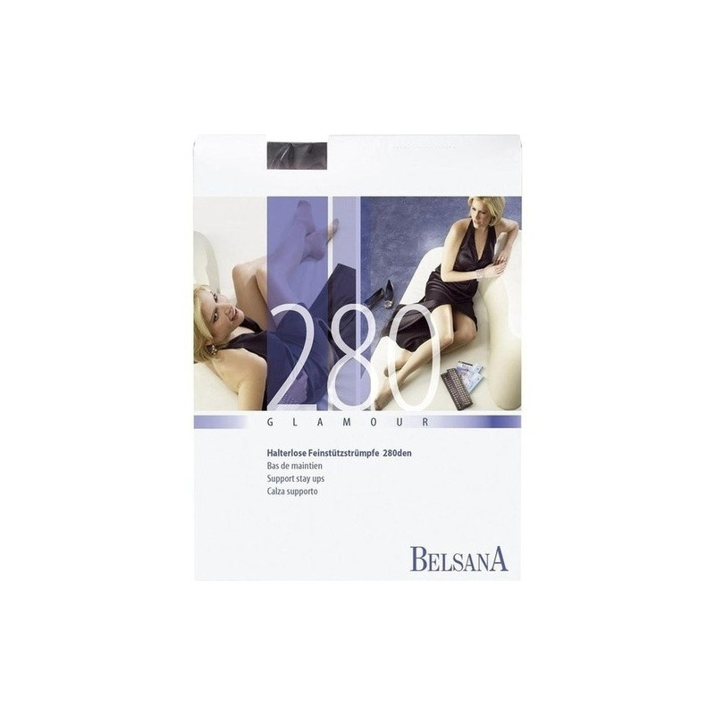 BELSANA 280den glamour AG SpHB L noug kurz MSP, 2 ST – PZN 4255487