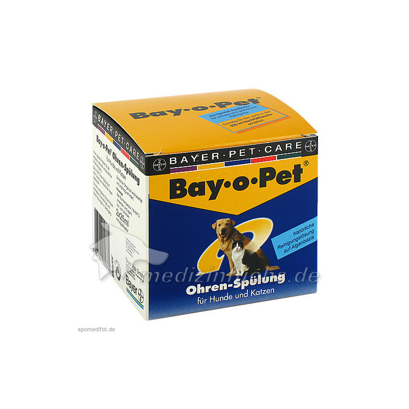 Bay-o-Pet Ohrreiniger kleiner Hund /Katze, 2X25 ML – PZN 7375737