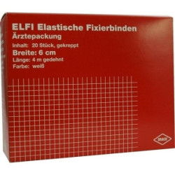 DracoELFI Elast. Fixierbinde gekreppt 4mx6cm, 20 ST – PZN 736273