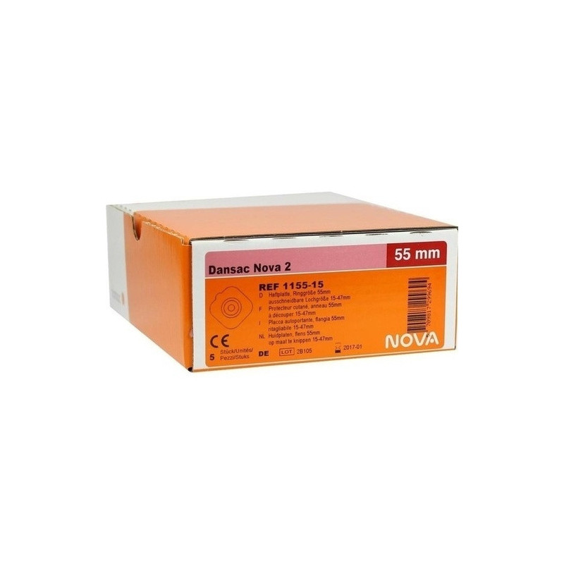 Dansac Nova2 Basisplatte 1155-15 Ring55/15-47 auss, 5 ST – PZN 1438810
