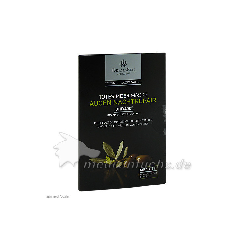 DermaSel Maske Augenmaske Nachtrepair EXKLUSIV, 3 ML – PZN 7387433