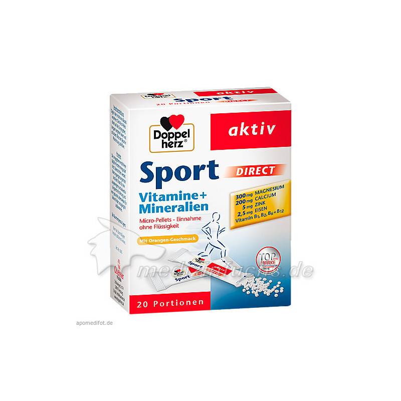 Doppelherz Sport direct Vitamine + Mineralien, 20 ST – PZN 1152114