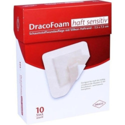 DracoFoam haft sensitiv Schaumst. 7.5x7.5cm, 10 ST – PZN 10342078