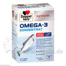 Doppelherz Omega-3 Konzentrat system, 120 ST – PZN 7625016