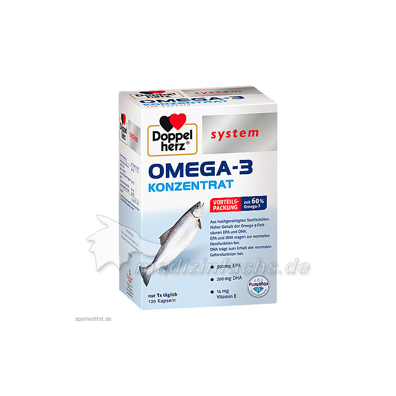 Doppelherz Omega-3 Konzentrat system, 120 ST – PZN 7625016