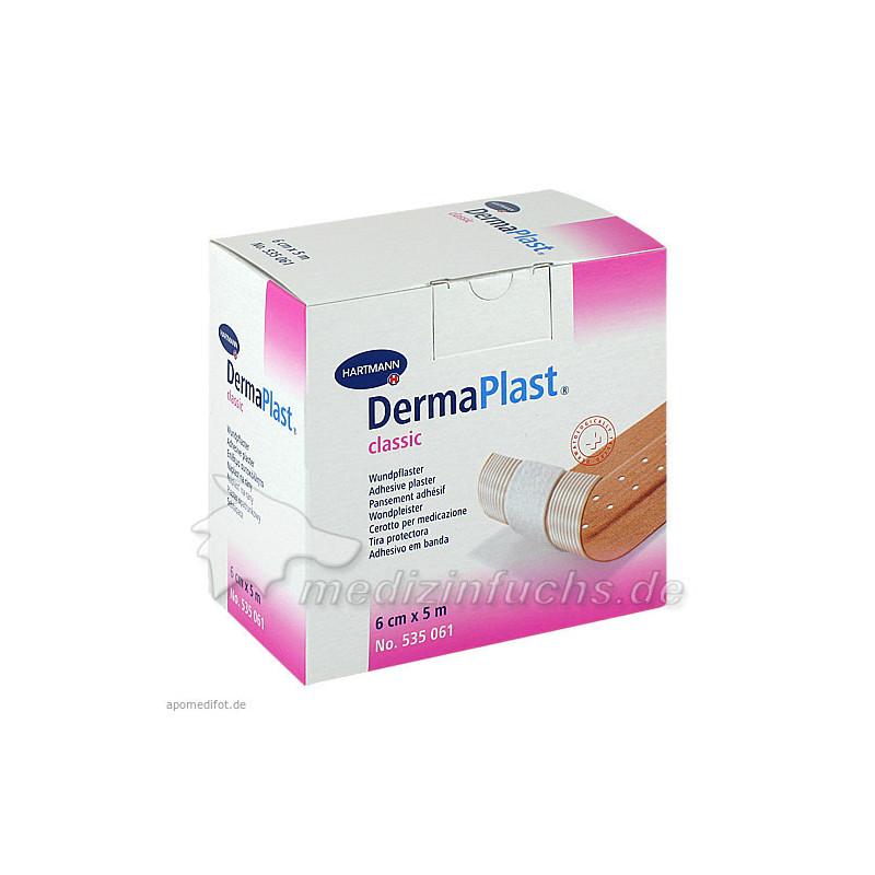 DermaPlast Classic 6cmx5m, 1 ST – PZN 3645878
