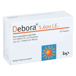 Debora 5.600 I.e. Kapseln (60 stk) – PZN 13168037