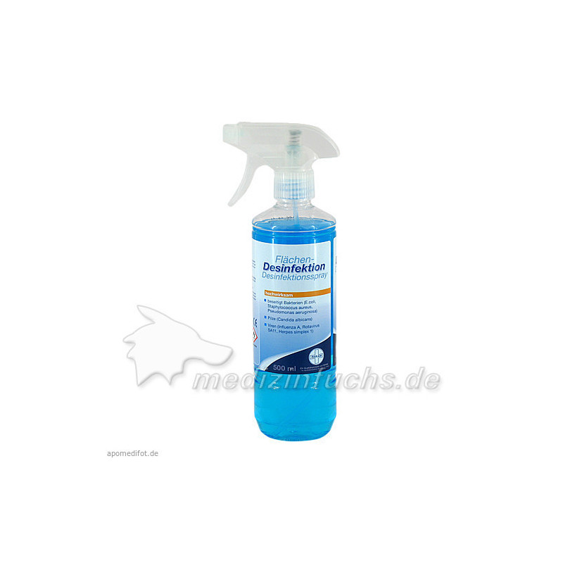 Desinfektionsspray für Flächen, 500 ML – PZN 9303989