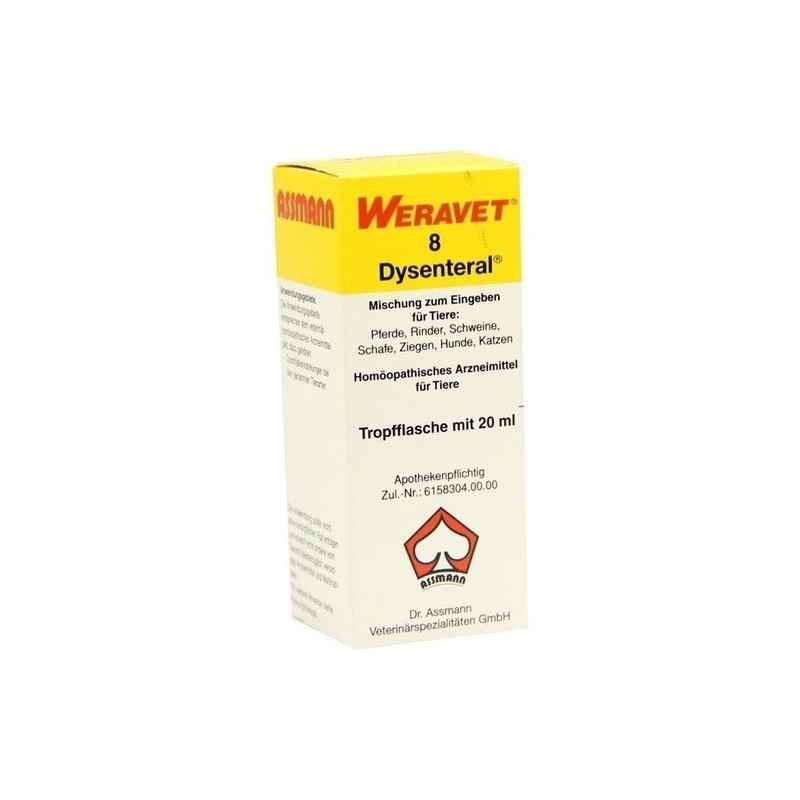DYSENTERAL 8 Tropfen vet., 20 ML – PZN 2538525