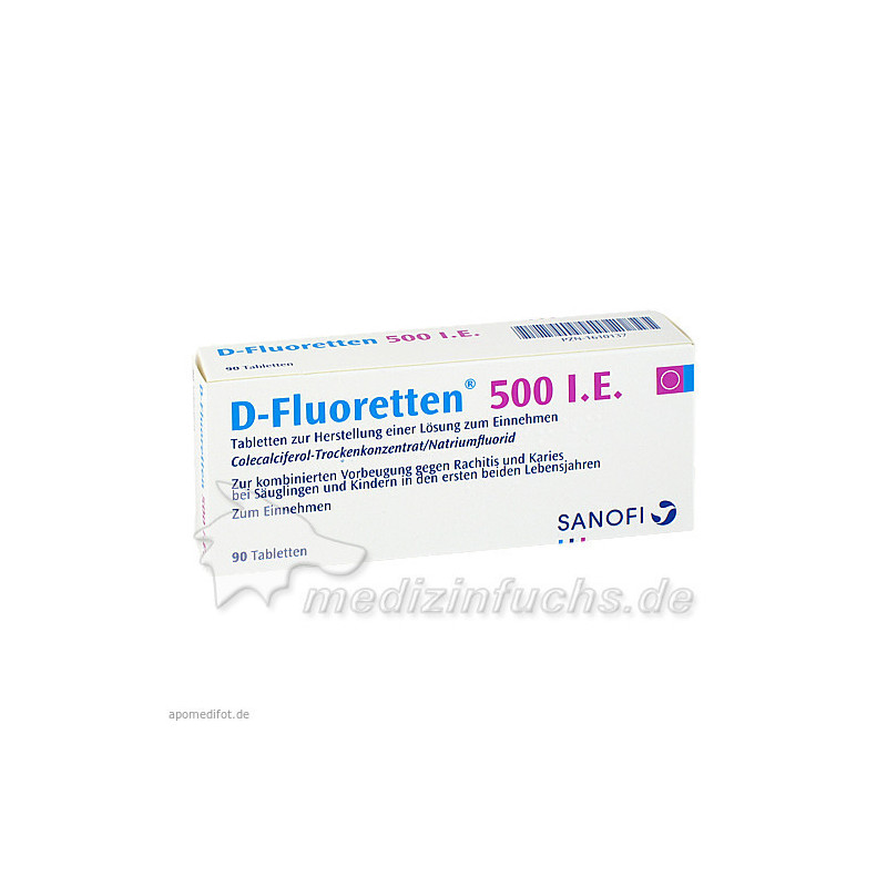 D FLUORETTEN 500, 90 ST – PZN 1610137