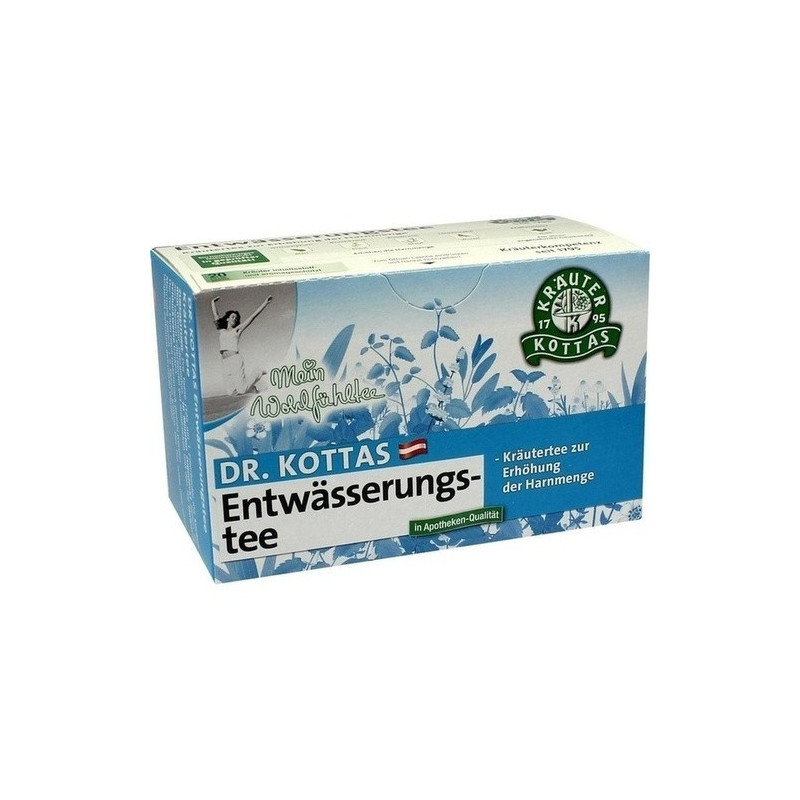 DR. KOTTAS Entwässerungstee Filterbeutel, 20 ST – PZN 9919650