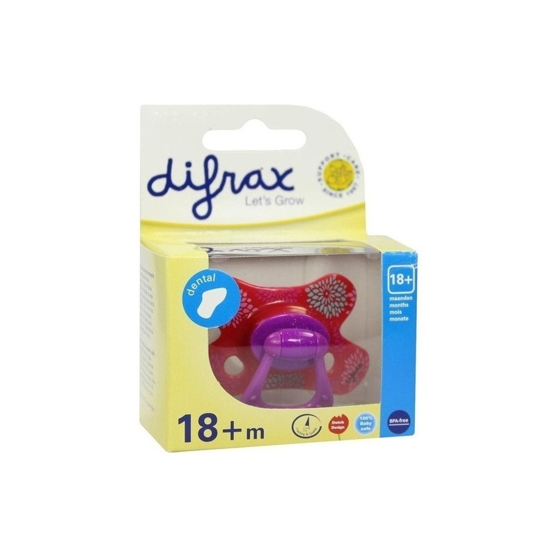 Difrax Schnuller dental 18+M, 1 ST – PZN 9290956