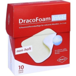 DracoFoam Infekt Schaumstoff Wundauf.5x5cm, 10 ST – PZN 10317608