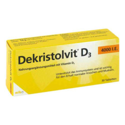 Dekristolvit D3 4.000 I.e. Tabletten (30 stk) – PZN 10818575