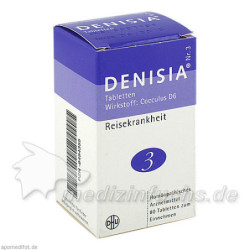 DENISIA 3 Reisekrankheiten Tabletten, 80 ST – PZN 8494355