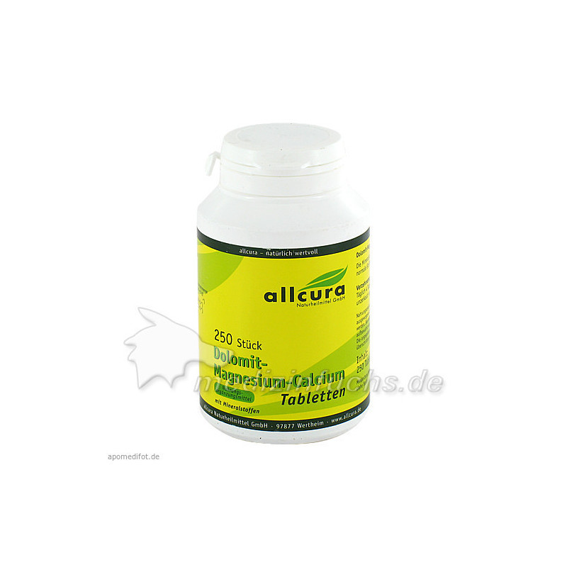 DOLOMIT MAGNESIUM CALCIUM, 250 ST – PZN 3994923