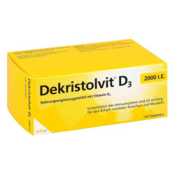 Dekristolvit D3 2.000 I.e. Tabletten (120 stk) – PZN 10818546