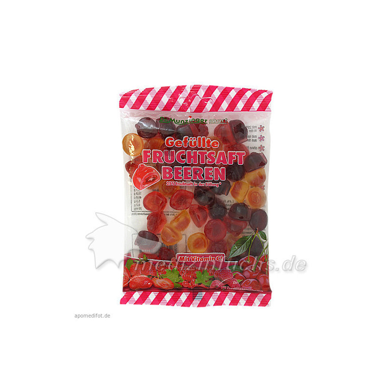 DR. MUNZINGER Gefüllte Fruchtsaft Beeren, 200 G – PZN 8456455