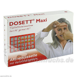 DOSETT Maxi-Arzneikassette rot, 1 ST – PZN 8731542