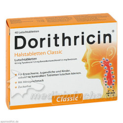 DORITHRICIN HALSTABLETTEN Classic, 40 ST – PZN 7727946