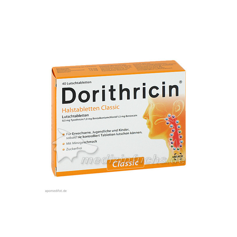DORITHRICIN HALSTABLETTEN Classic, 40 ST – PZN 7727946