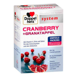 Doppelherz Cranberry+granatapfel system Kapseln (120 stk) – PZN 12351012