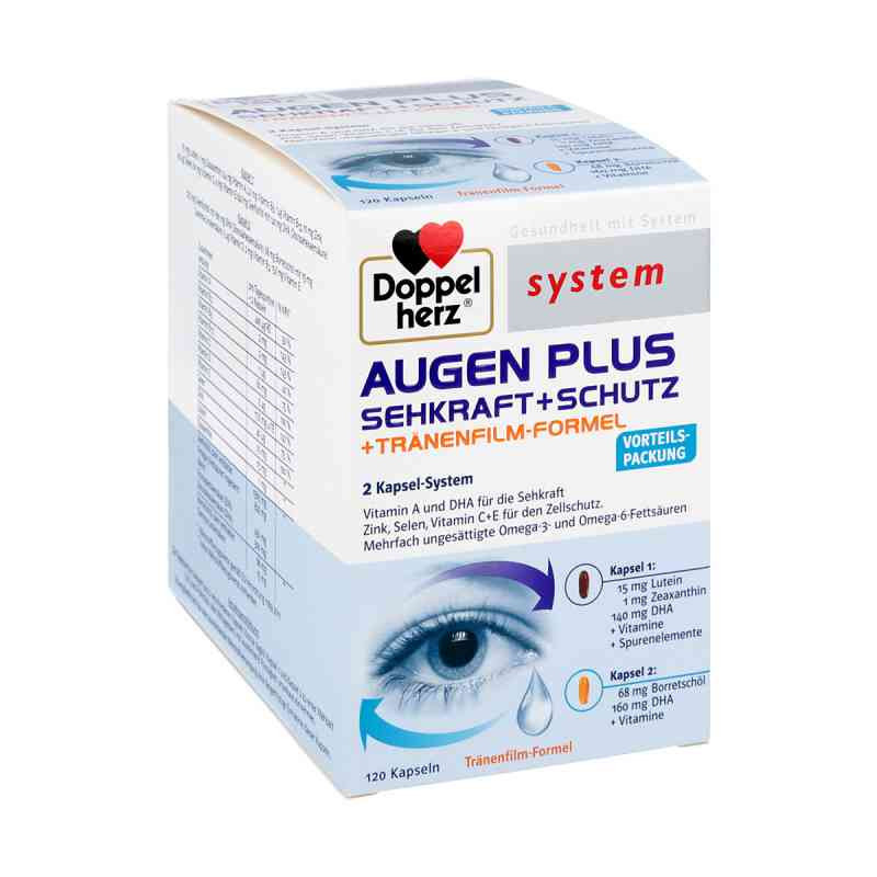 Doppelherz Augen plus Sehkraft+Schutz System Kaps. (120 stk) – PZN 6560987