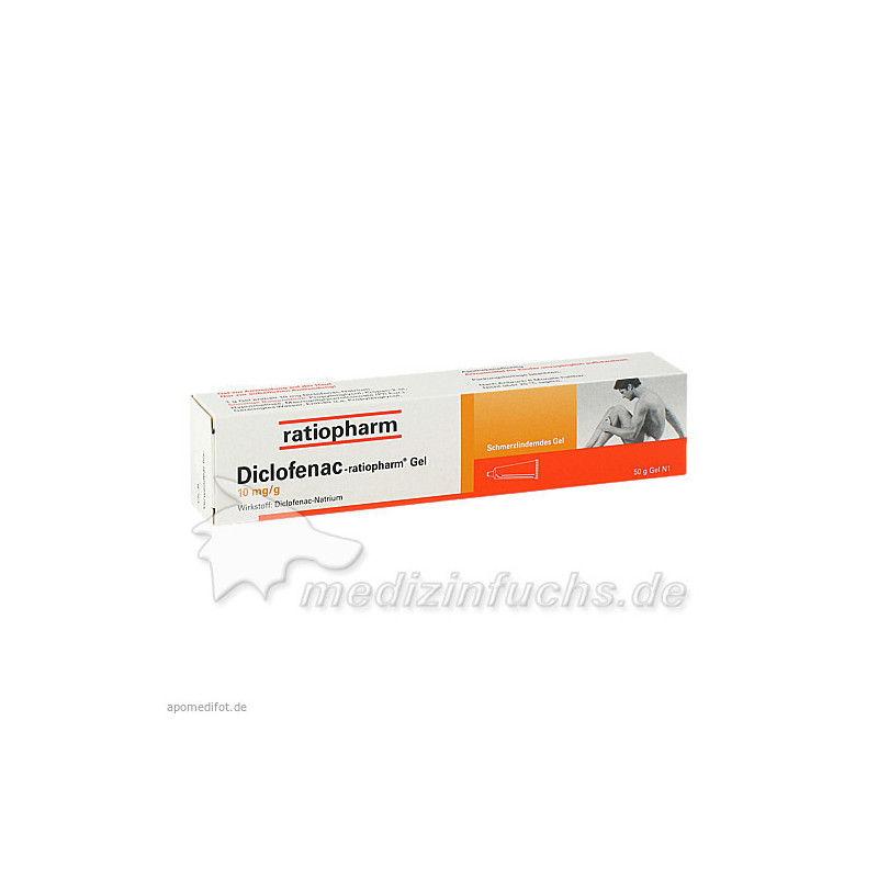 DICLOFENAC ratiopharm Gel, 50 G – PZN 8510404