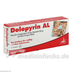 Dolopyrin AL, 20 ST – PZN 190791
