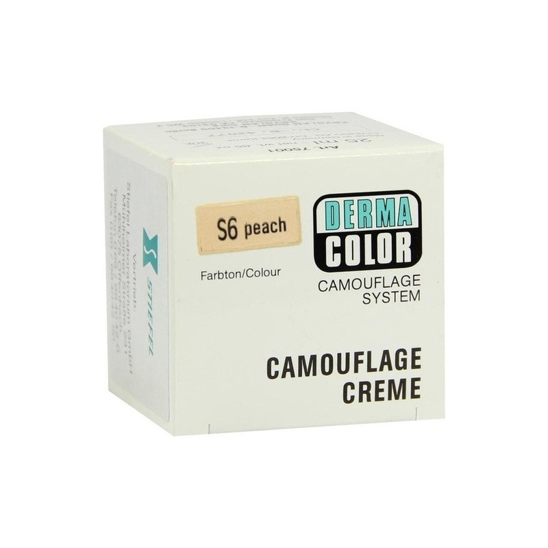 DERMACOLOR CAMOUFLAGE S6 PEACH, 25 ML – PZN 7258888