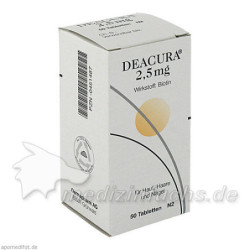 Deacura 2.5mg, 50 ST – PZN 451487