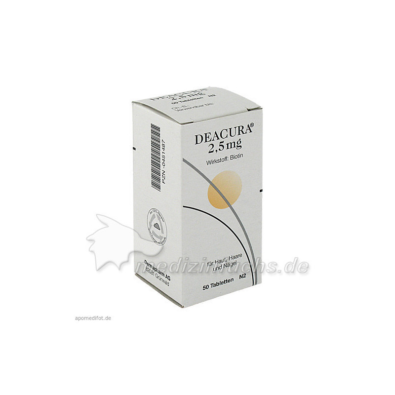 Deacura 2.5mg, 50 ST – PZN 451487