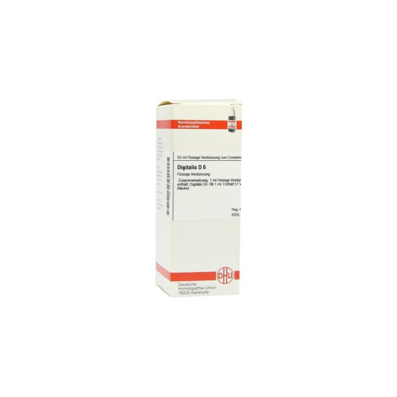 Digitalis D 6 Dilution (50 ml) – PZN 2612859