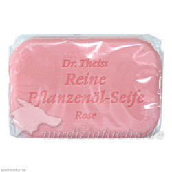Dr.Theiss Rose reine Pflanzenölseife, 100 G – PZN 7140804