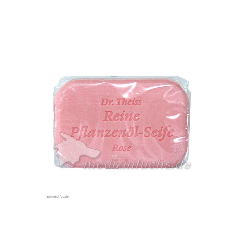 Dr.Theiss Rose reine Pflanzenölseife, 100 G – PZN 7140804
