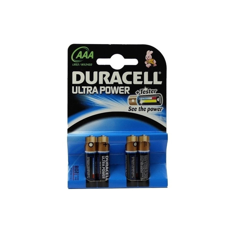 Duracell Ultra Power-AAA(MN2400/LR03)K4 m Powerch., 4 ST – PZN 7704810