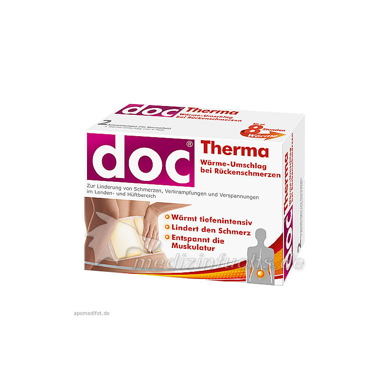 Doc Therma Wärme-Umschlag bei Rückenschmerzen, 2 ST – PZN 7112104