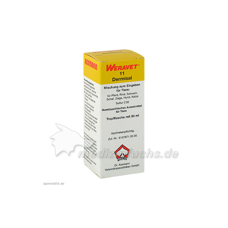 DERMISAL 11 Tropfen vet., 50 ML – PZN 2581834