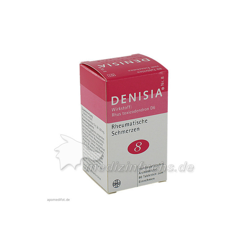 DENISIA 8 rheumatische Schmerzen Tabletten, 80 ST – PZN 8494450