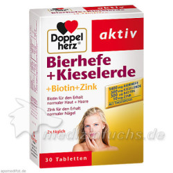 Doppelherz Bierhefe + Kieselerde, 30 ST – PZN 3296828