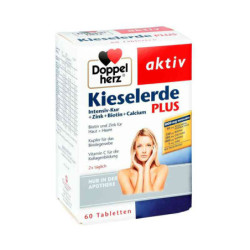 Doppelherz Kieselerde Plus Int.kur+zi.+bio.+cal.t. (60 stk) – PZN 10021776