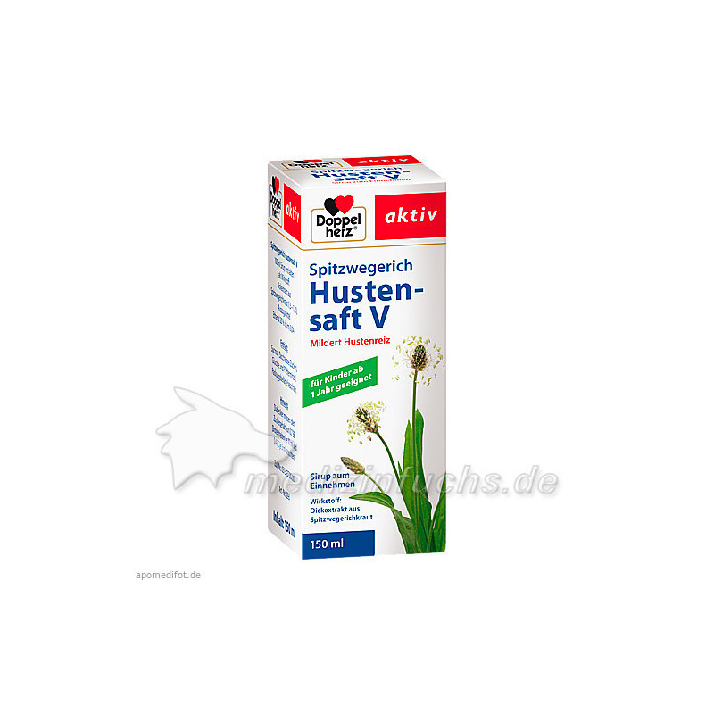 Doppelherz Spitzwegerich Hustensaft V, 150 ML – PZN 7090733