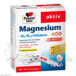 Doppelherz Magnesium + B Vitamine direct, 20 ST – PZN 1026875