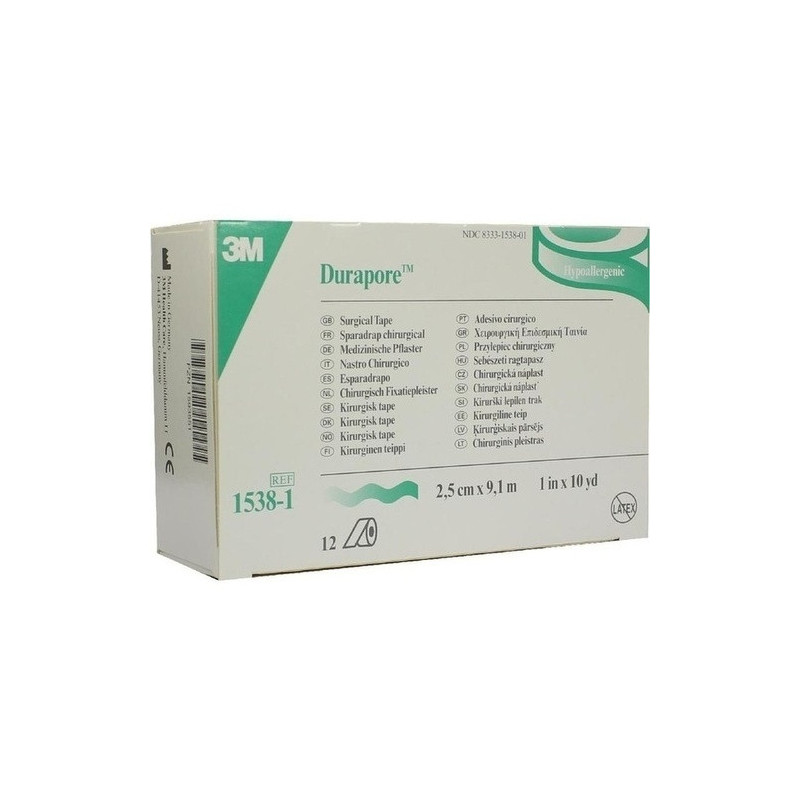 DURAPORE 9.10MX2.50CM, 12 ST – PZN 1593551