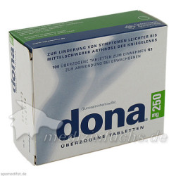 DONA 250mg überzogene Tabletten, 100 ST – PZN 4849169