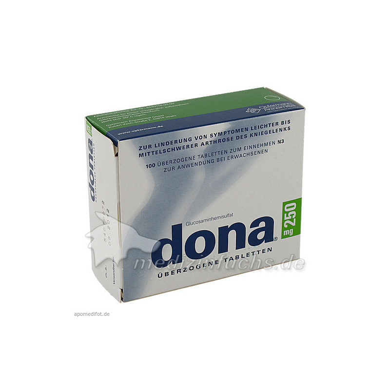 DONA 250mg überzogene Tabletten, 100 ST – PZN 4849169